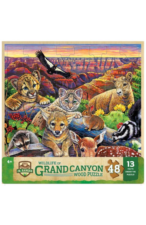 Grand Canyon Wildlife 48pc Wood Puzzle