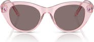 Swarovski 48mm Round Sunglasses