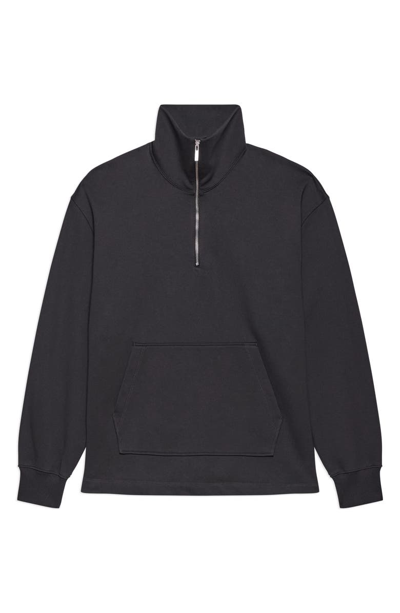 Helmut Lang Quarter Zip Sweatshirt, Alternate, color, 