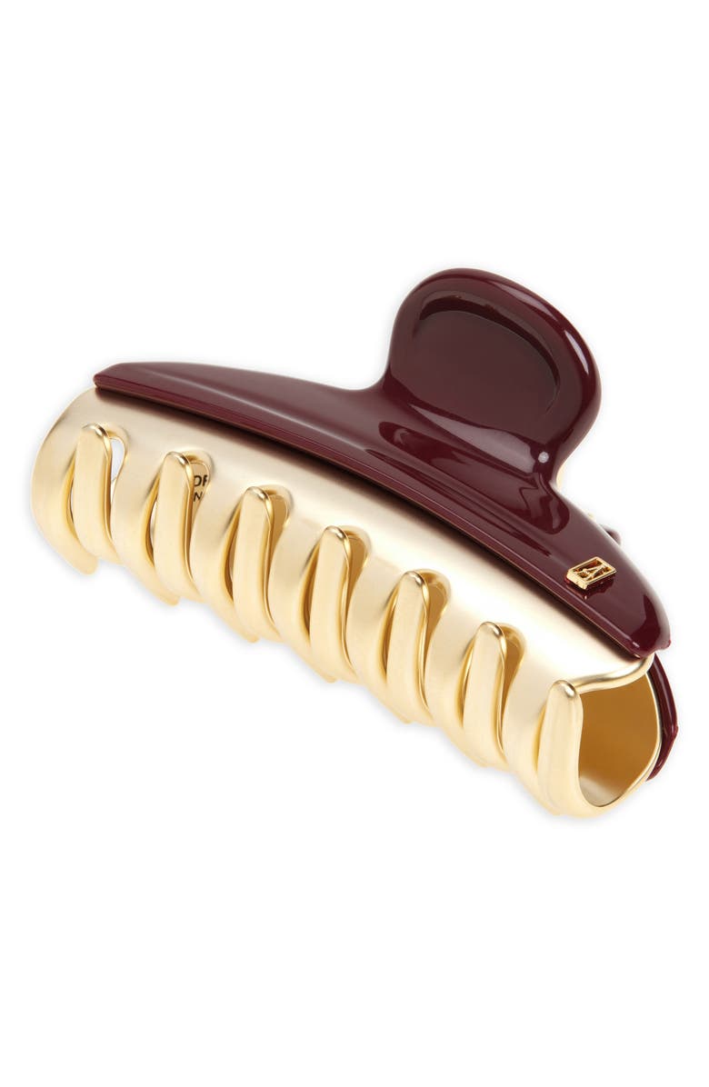 Alexandre de Paris Medium Two-Tone Claw Clip, Main, color, 