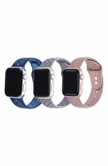 The Posh Tech Assorted 3-Pack Silicone Apple Watch® Watchbands