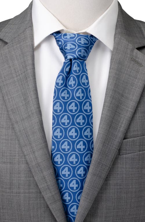 Cufflinks, Inc . Marvel® Fantastic Four Jacquard Tie In Blue