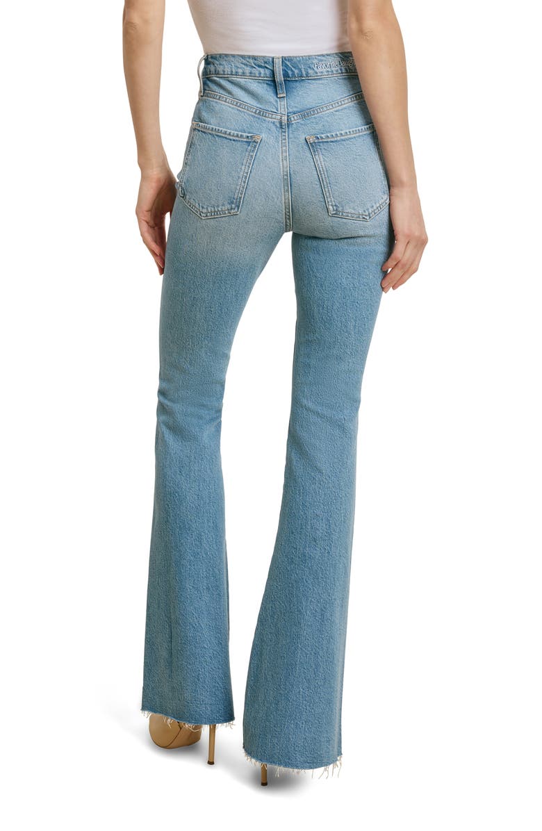 Favorite Daughter The Valentina Super High Waist Flare Jeans, Alternate, color, Tulum