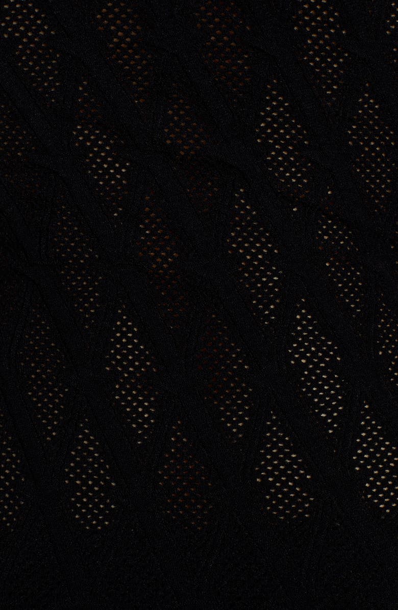 Versace V-Knit Body-Con Sweater Dress, Alternate, color, 