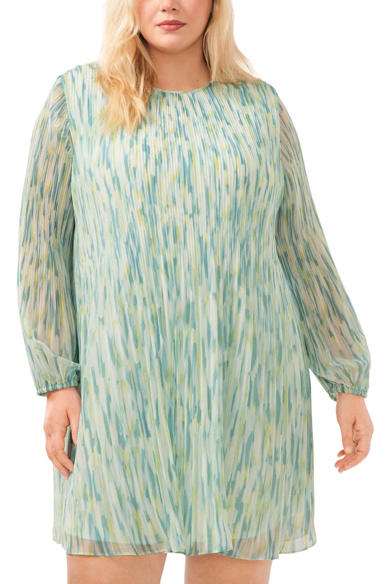 Release Long Sleeve Minidress, Alternate, color, FRESH MINT GREEN
