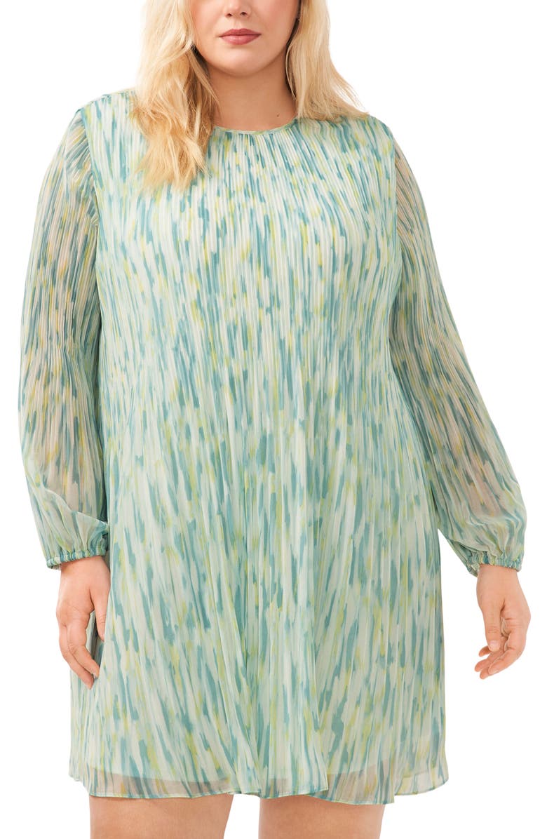 Halogen<sup>®</sup> Release Long Sleeve Minidress, Alternate, color, 