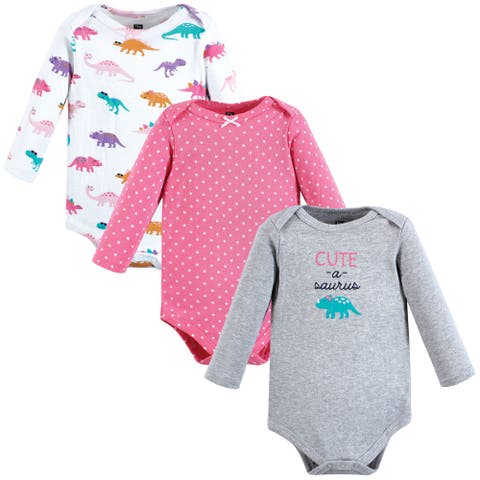 Infant Breathable Cotton Long-Sleeve Bodysuit Bundle 3 Count (Baby)