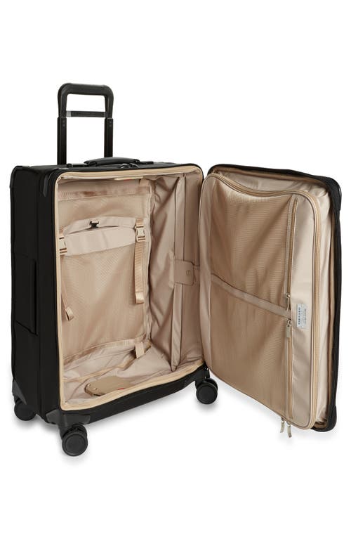 Briggs & Riley Baseline 26-inch Medium Expandable Spinner Suitcase In Black