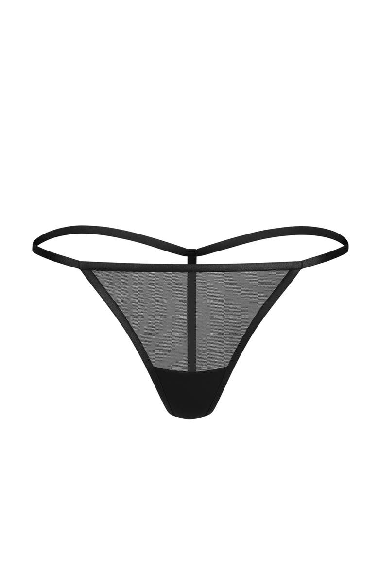 Fantasia G-String Panties, Main, color, Black