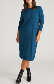 Universal Standard Everyday Long Sleeve Midi Sweater Dress
