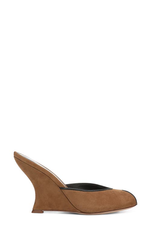 Veronica Beard Mirabel Peep Toe Wedge Sandal In Multi