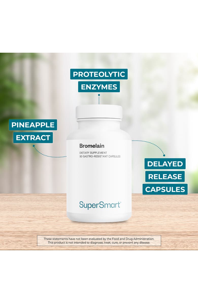 SuperSmart Bromelain 1500mg/3000 GDU, Main, color,