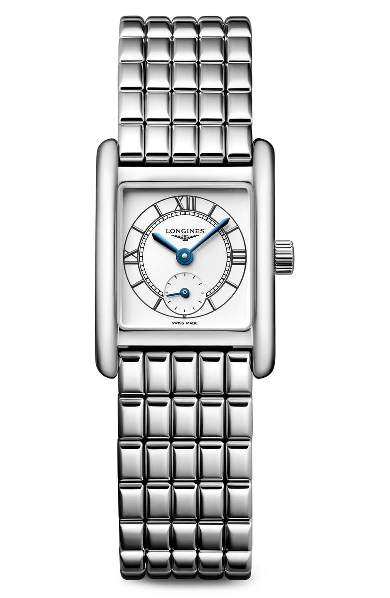 Longines Mini DolceVita Bracelet Watch, 29mm, Main, color, Silver