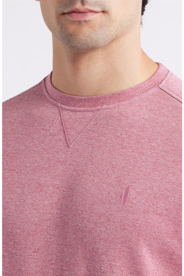 Stones Crewneck Sweatshirt, Alternate, color, MERLOT