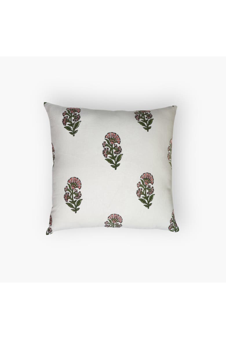 Begum Throw Pillow Cover, Main, color, White Pink