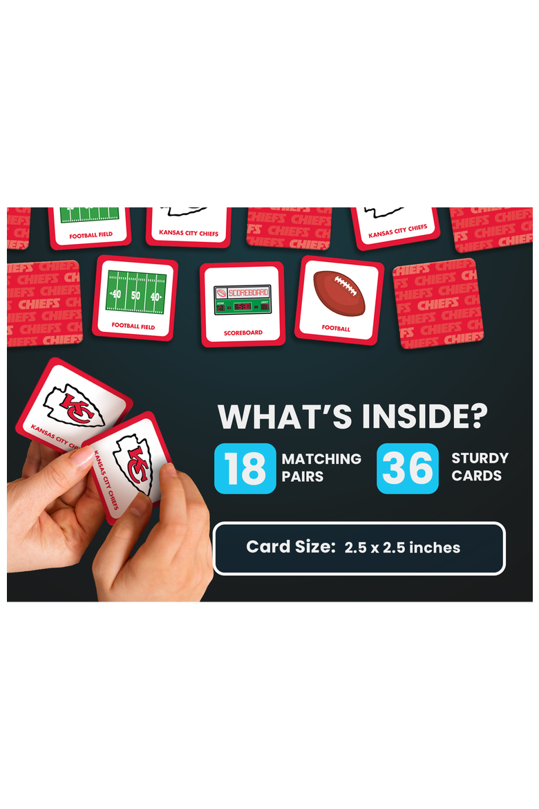 Kansas City Chiefs Matching Game, Alternate, color, Multicolor