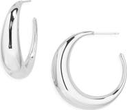 ARGENTO VIVO Graduated Round Hoop Earrings