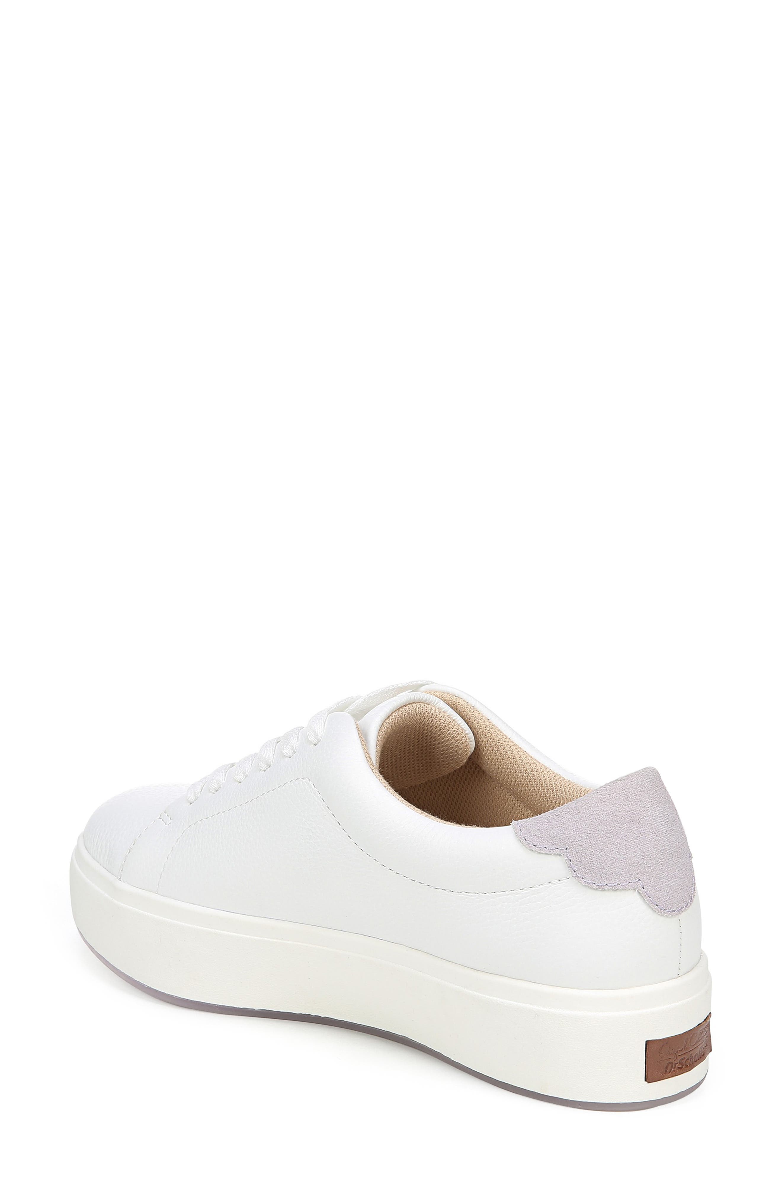 Abbot Luxe Platform Sneaker, Alternate, color, WHITE LEATHER