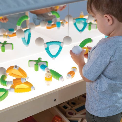 Kaplan Early Learning Company Starfish Washable Wicker Basket In Brown