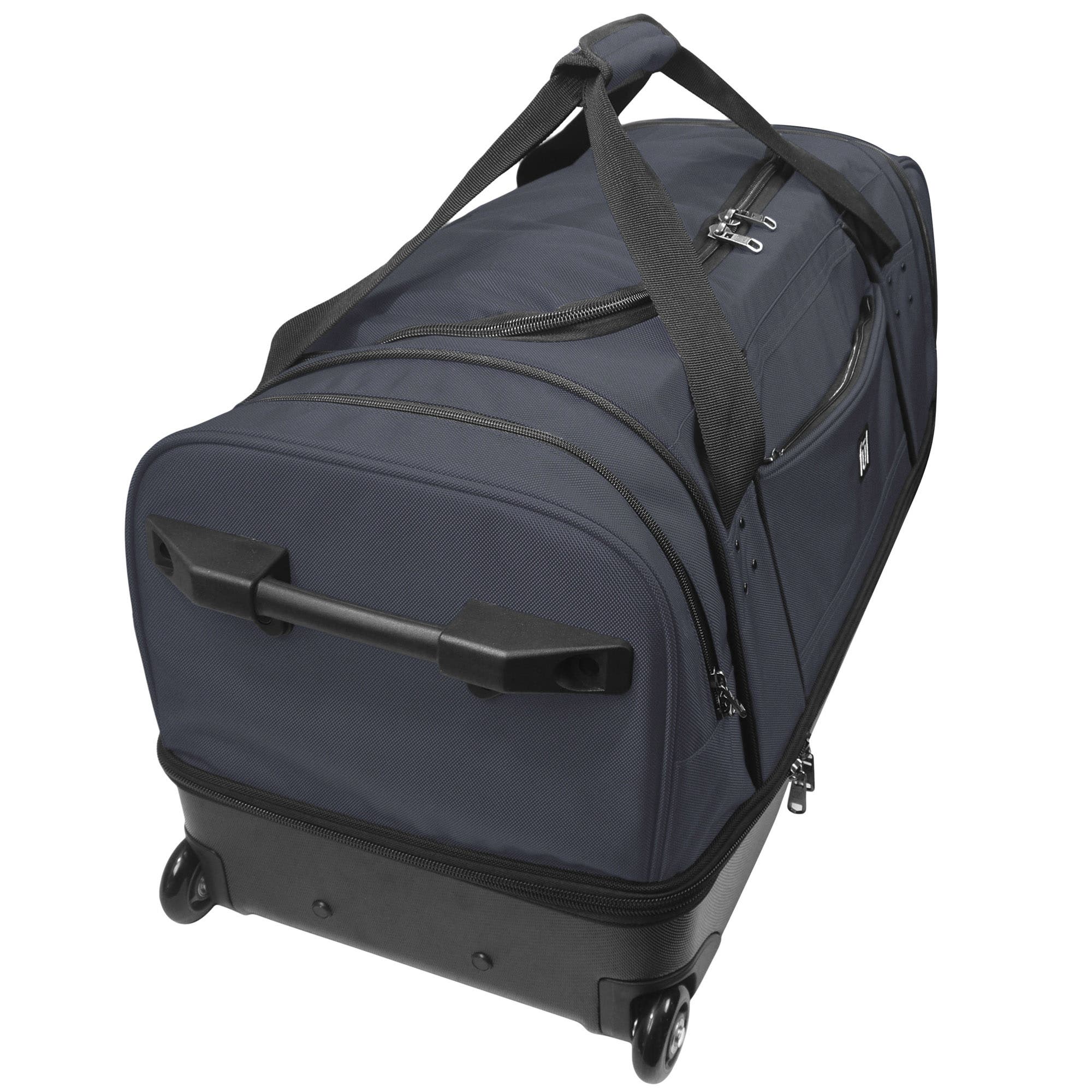 Workhorse 30" Split Level FUL Rolling Duffle Bag, Alternate, color, NAVY
