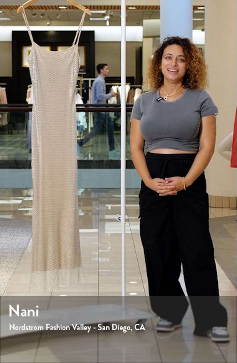 Diamante Midi Slipdress, sales video thumbnail