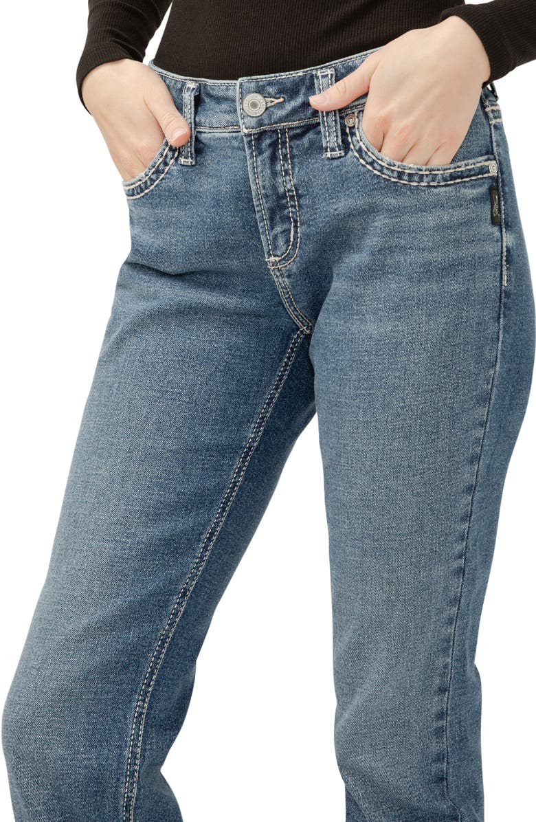 Silver Jeans Co. Elyse Bootcut Jeans, Alternate, color, Sherbrook