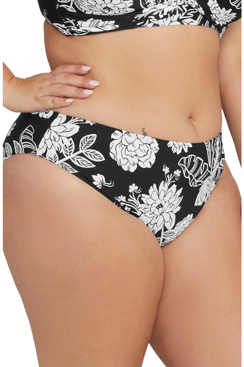 Monet Curve Fit Bikini Bottoms, Alternate, color, BLACK