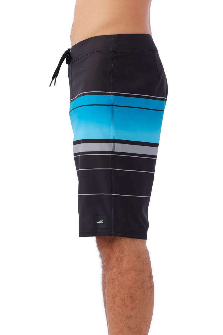 Hyperfreak Heat Stripe Board Shorts, Alternate, color, BLACK