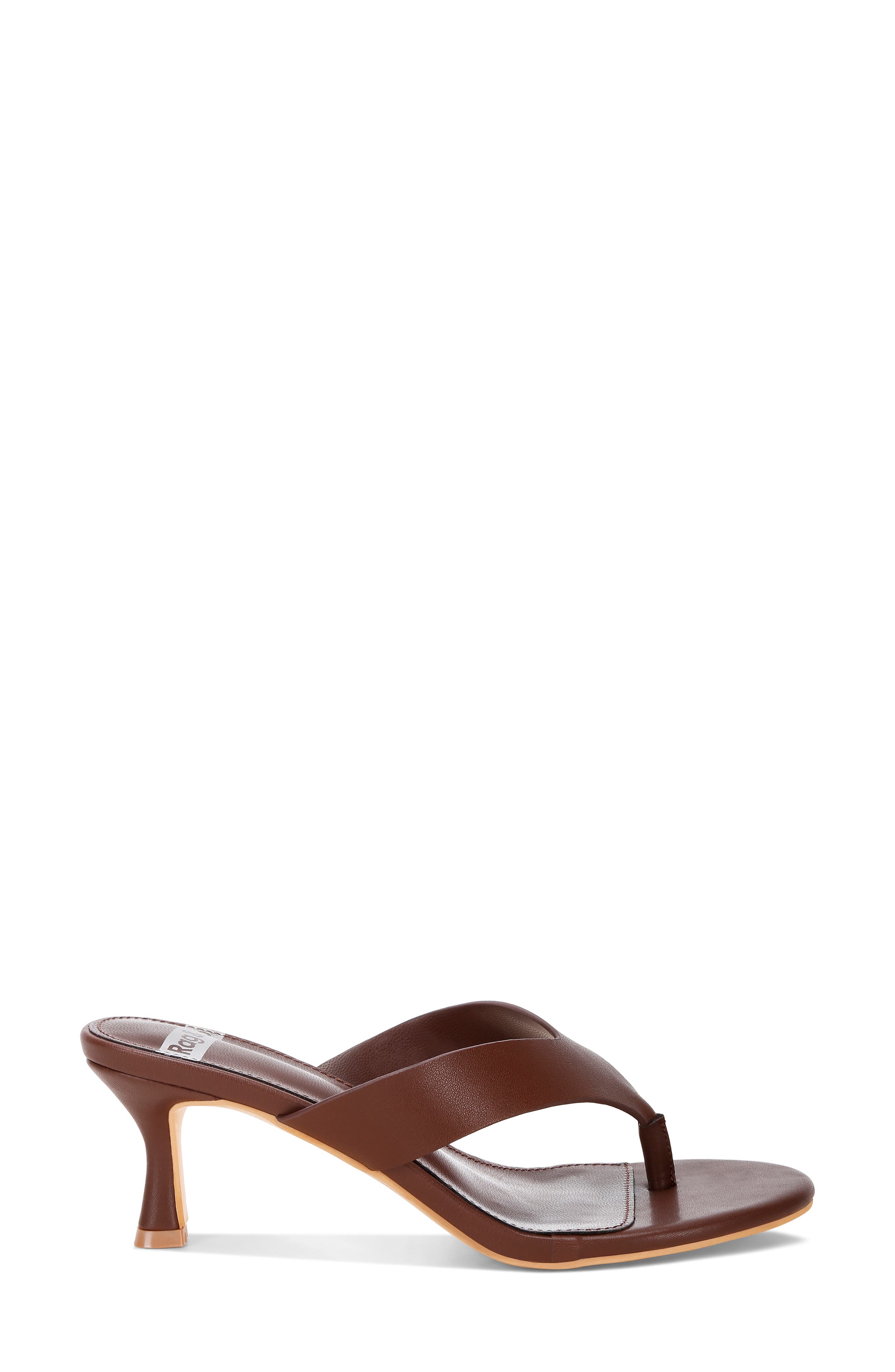 Beaboux Leather Sandal, Alternate, color, BROWN