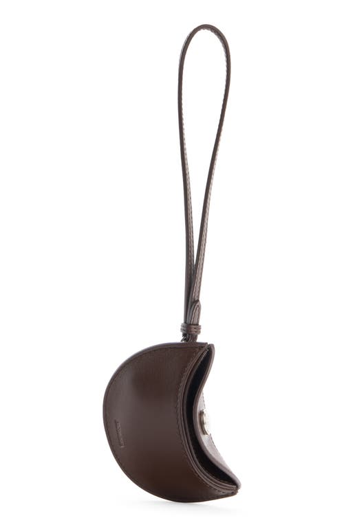 Jacquemus Le Porte Ovalo Leather Coin Purse In Brown