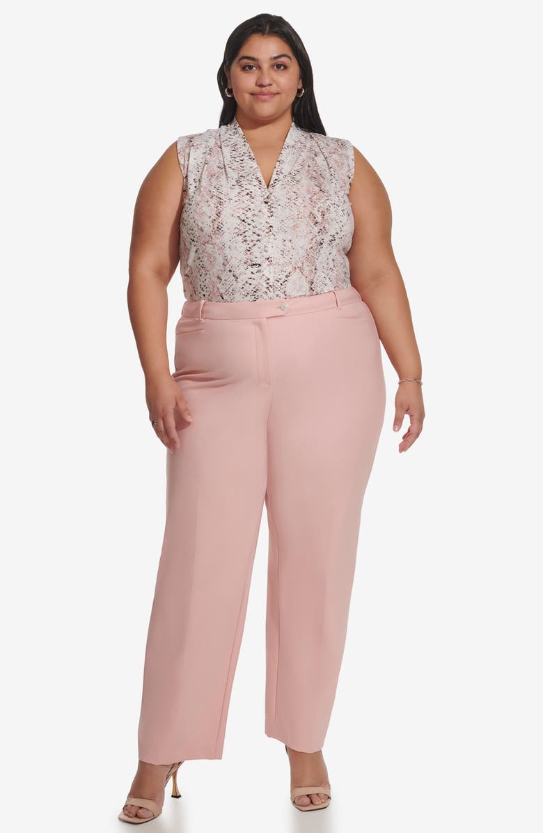 Calvin Klein Straight Leg Pants, Alternate, color,