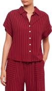 FIFTEEN TWENTY Collette Pinstripe Button-Up Shirt