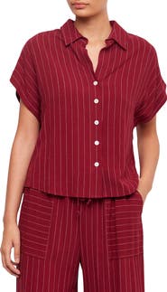 FIFTEEN TWENTY Collette Pinstripe Button-Up Shirt