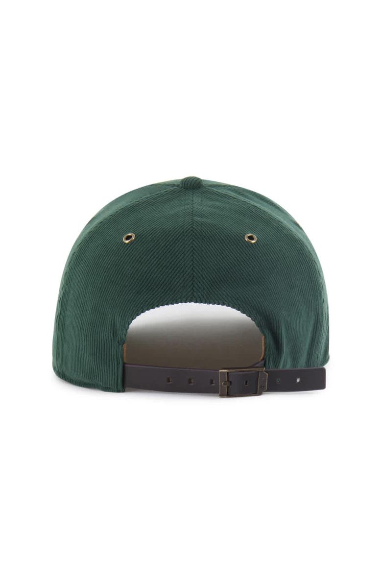 '47 Men's '47 Hunter Green Milwaukee Bucks Golden Age Relaxed Corduroy Hitch Adjustable Hat, Alternate, color, Hunter Green
