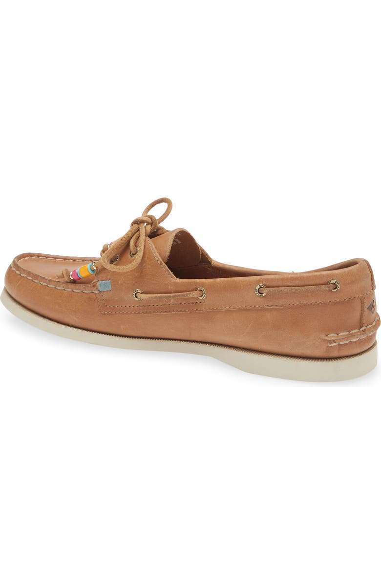 Sperry Authentic Original 2-Eye Beaded Boat Shoe, Alternate, color, Nutmeg Bead
