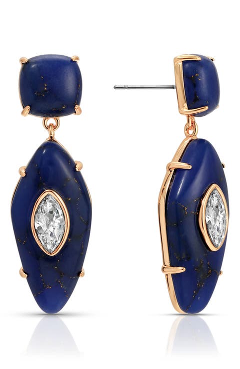 Desert Stone Drop Earrings
