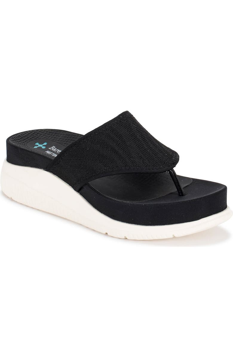 BARETRAPS Sariah Posture Plus Wedge Thong Sandal, Main, color,