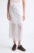 Cecilie Bahnsen Gus Embroidered Bow Organza Skirt