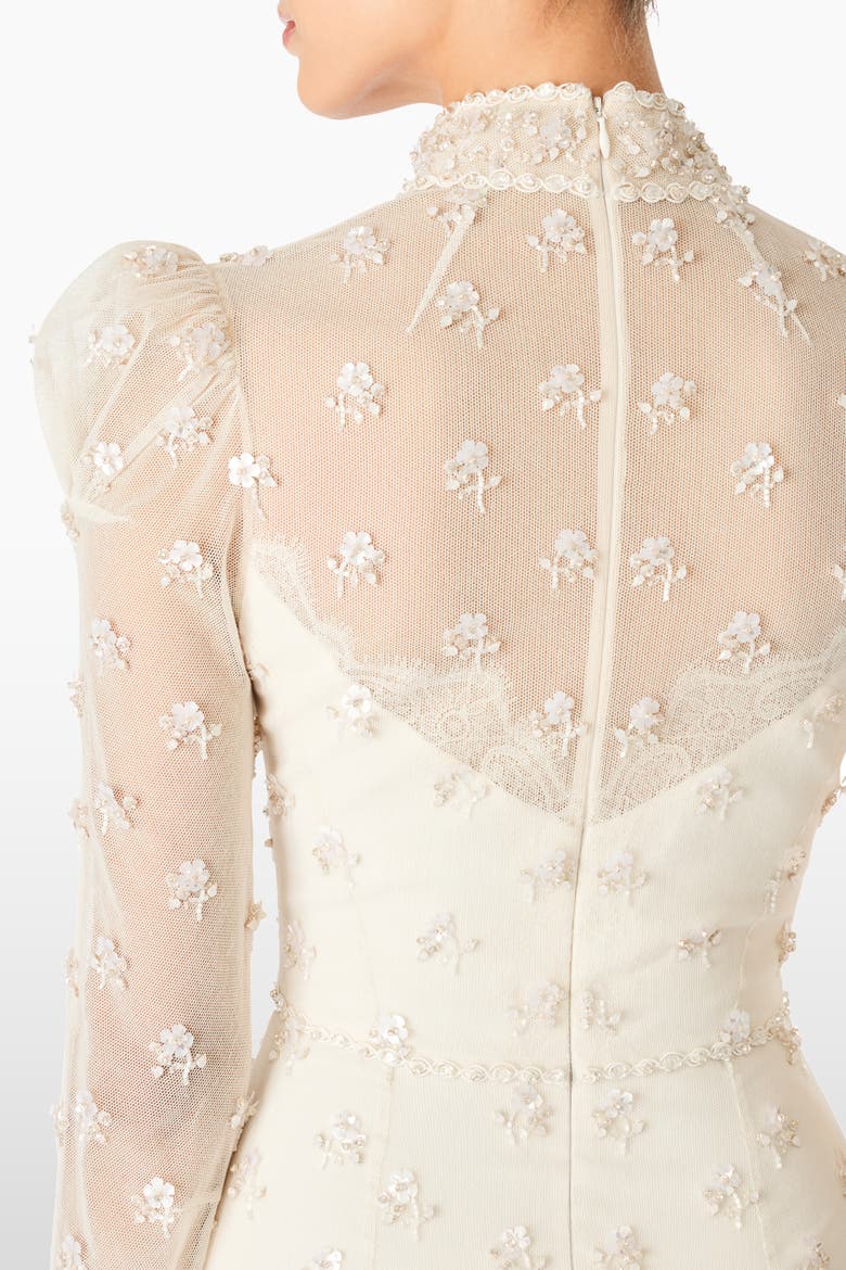 Dore Dress, Alternate, color, Ivory
