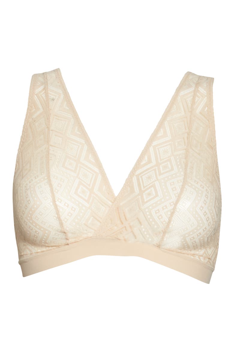 Pure Lace Bralette, Alternate, color, CASHMERE