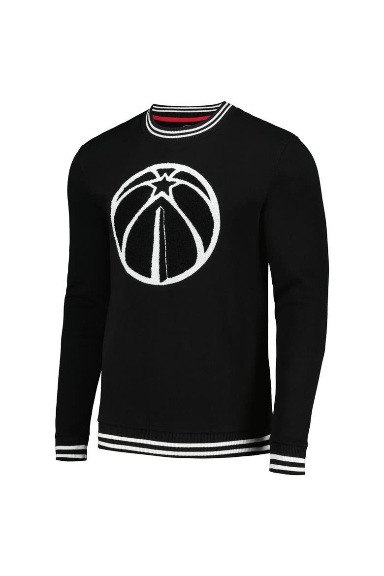 Men's Stadium Essentials Black Washington Wizards Club Level Pullover Sweatshirt, Alternate, color, Black