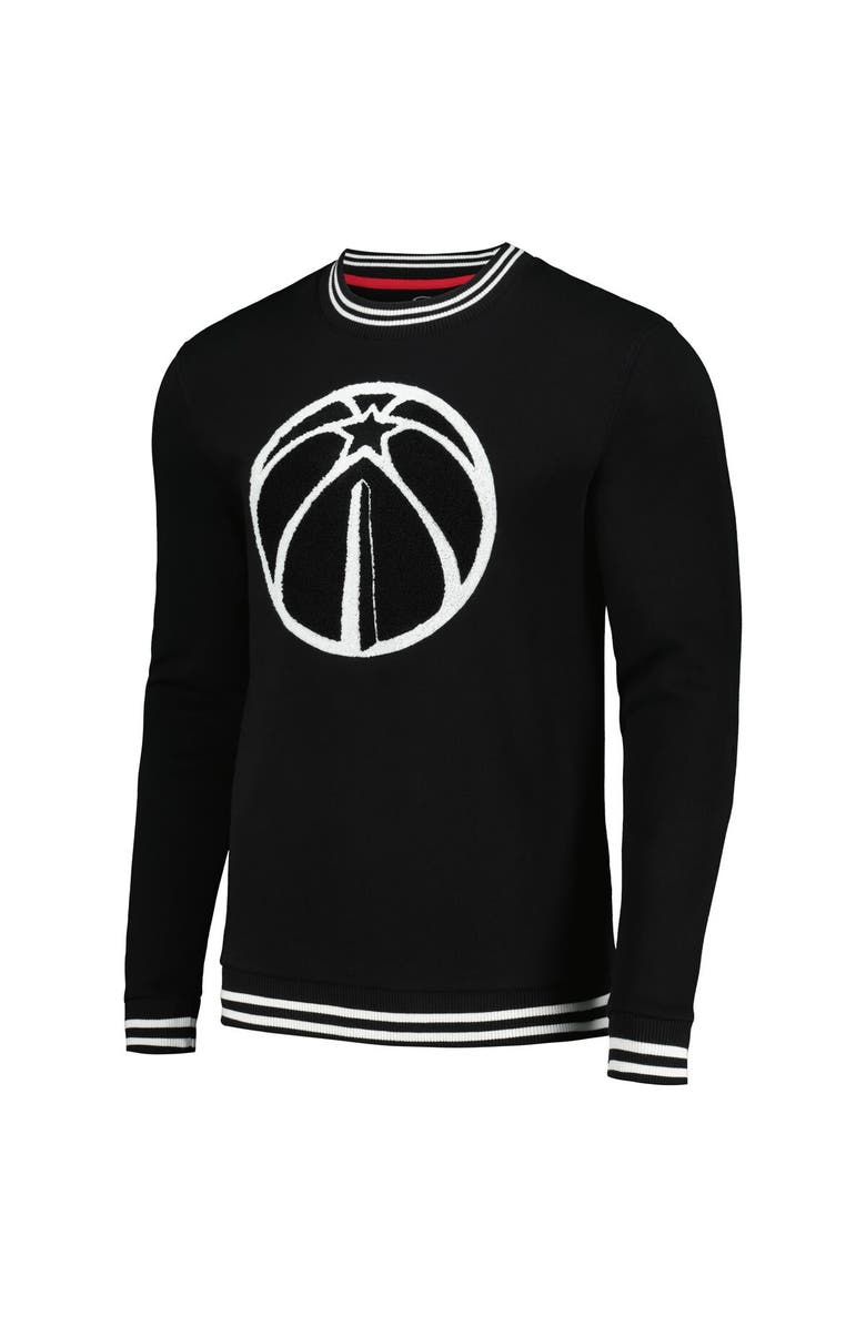 Stadium Essentials Men's Stadium Essentials Black Washington Wizards Club Level Pullover Sweatshirt, Alternate, color, Black