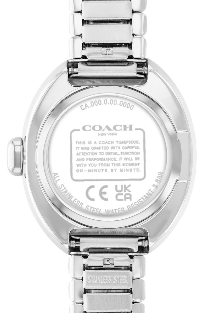 COACH Sammy Bracelet Watch, 22.5mm, Alternate, color, Silver White