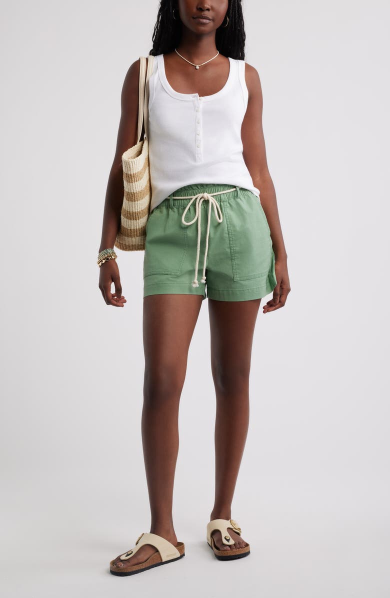 Caslon<sup>®</sup> Cotton Blend Rib Henley Tank, Alternate, color,