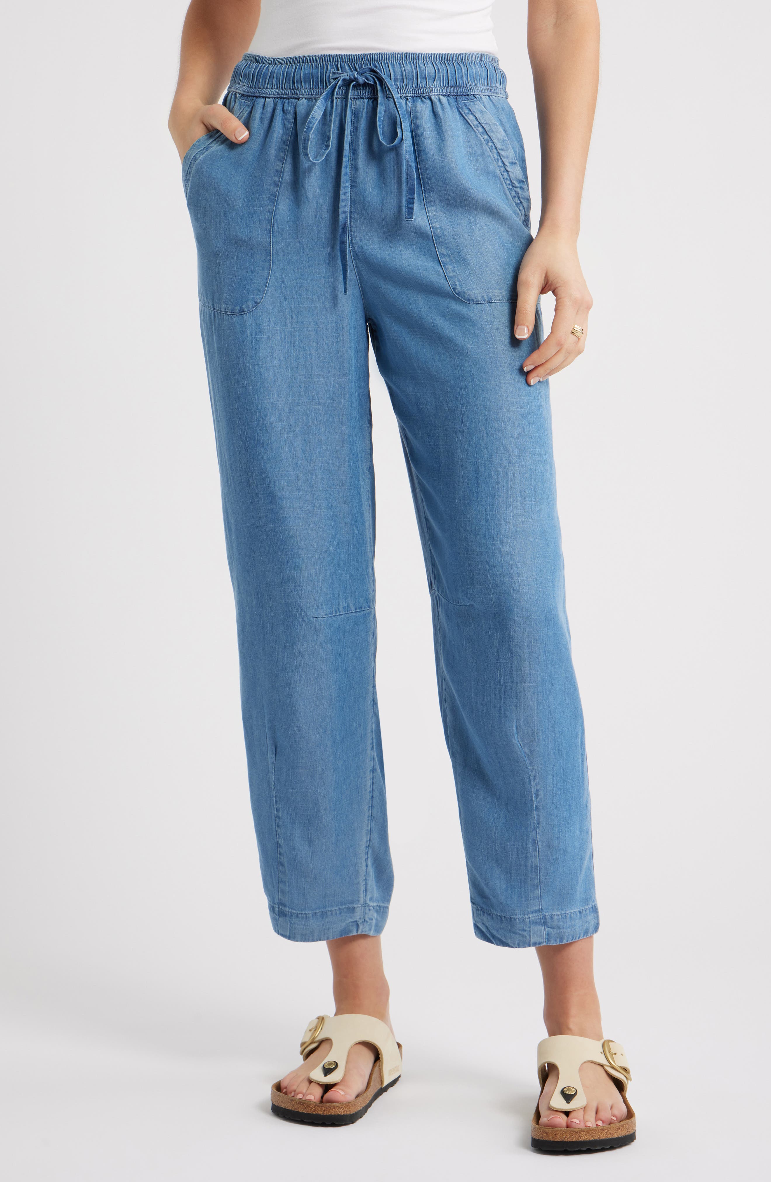 Ankle Drawstring Utility Pants