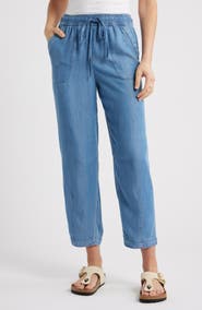 Caslon® Ankle Drawstring Utility Pants