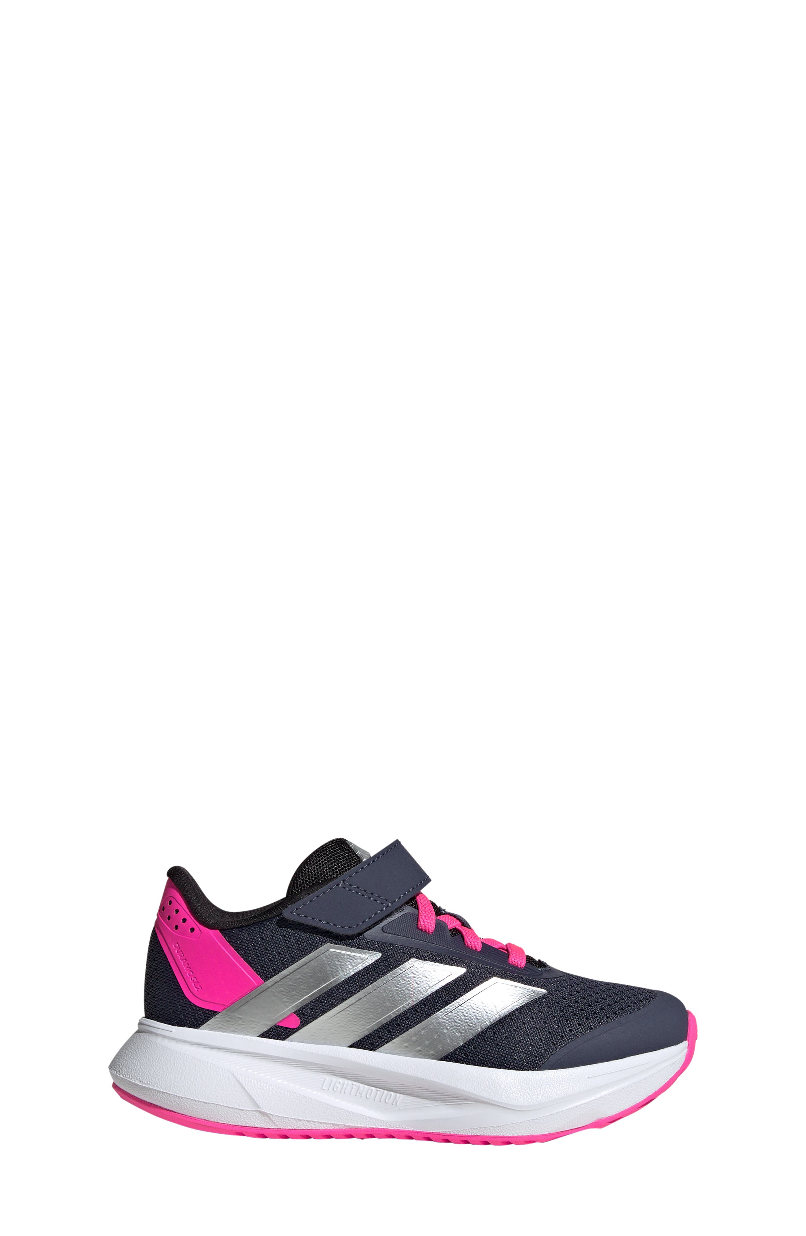 adidas Kids' Duramo SL2 Sneaker, Alternate, color, Navy/ Silver/ Pink