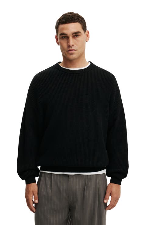 Men's Box Fit Crew Knit