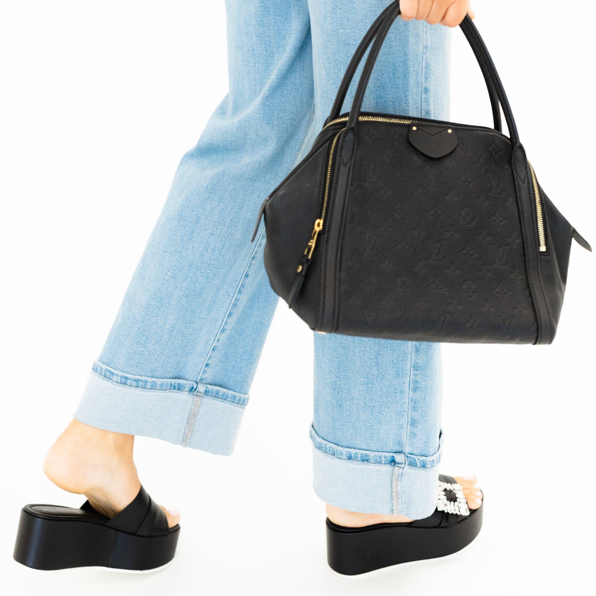 BEAUTIISOLES Dita Platform Sandal, Alternate, color, Black