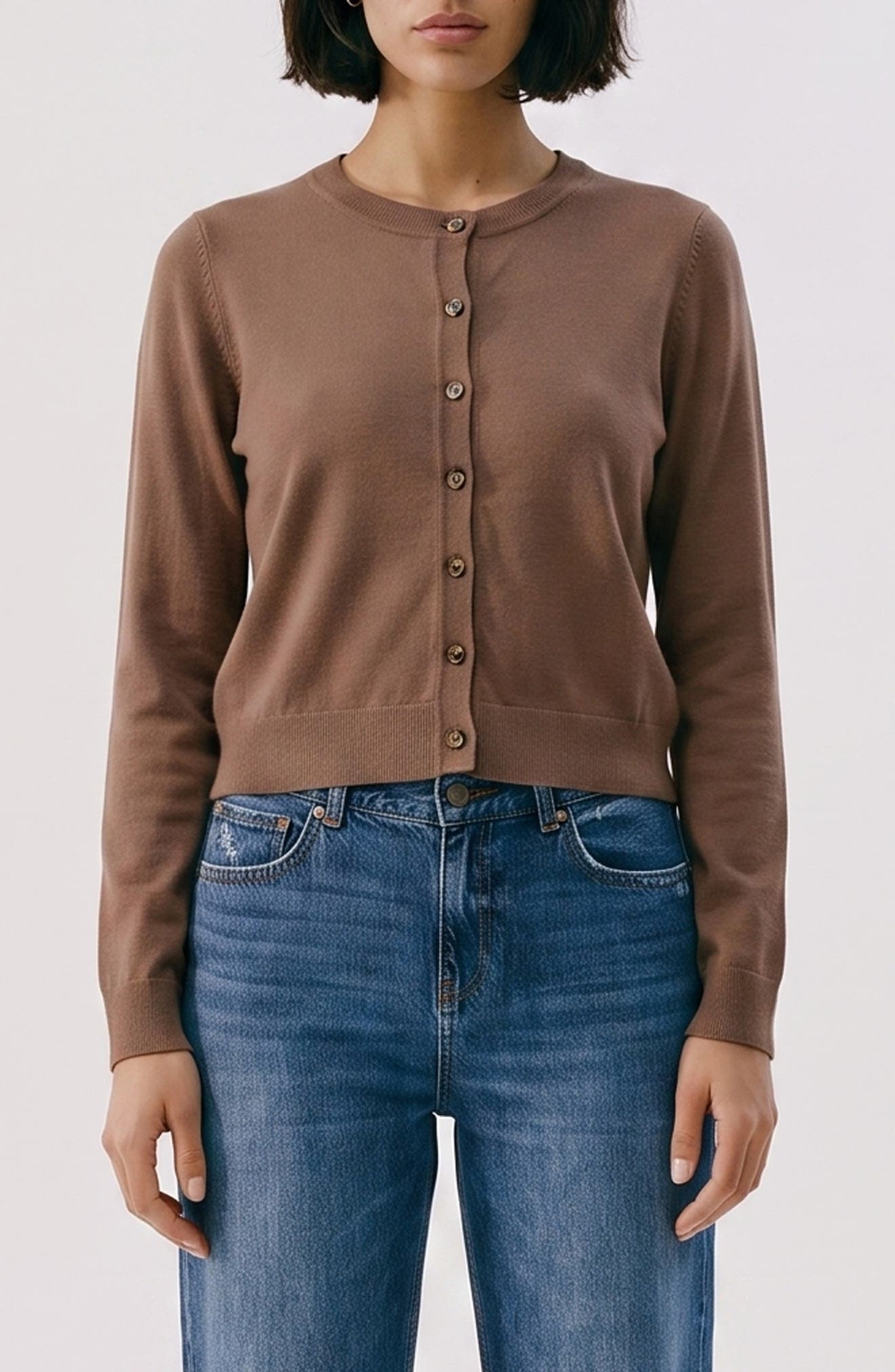 Saba Stripe Crop Cardigan